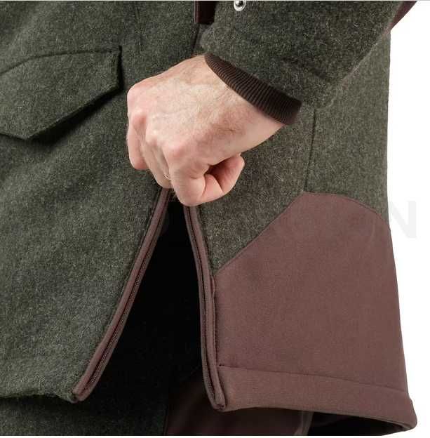 Casaco de caça, quente e silencioso, em lã Loden 900 (Solognac)