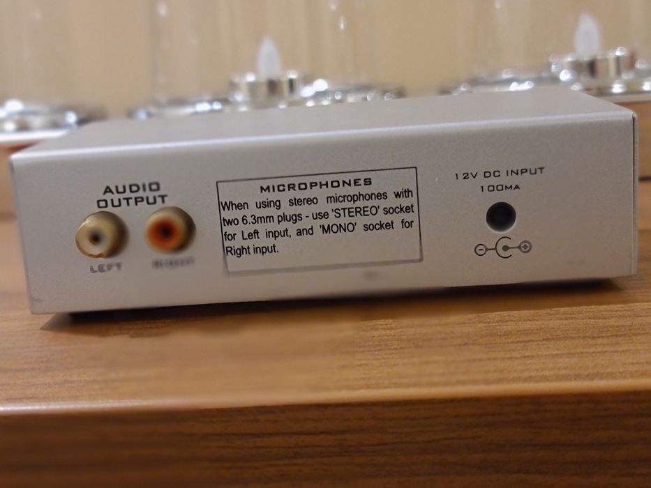 Pré amplificador de Phono / Microfone
