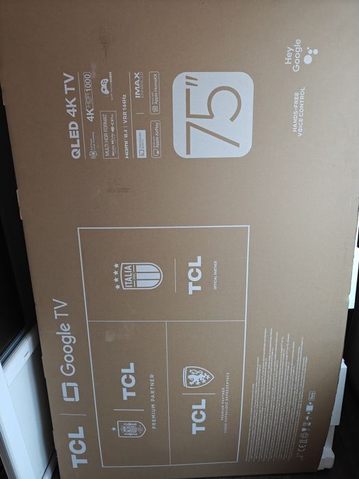 Ігровий Телевізор TCL 75C745 4К 75" 144Ггц