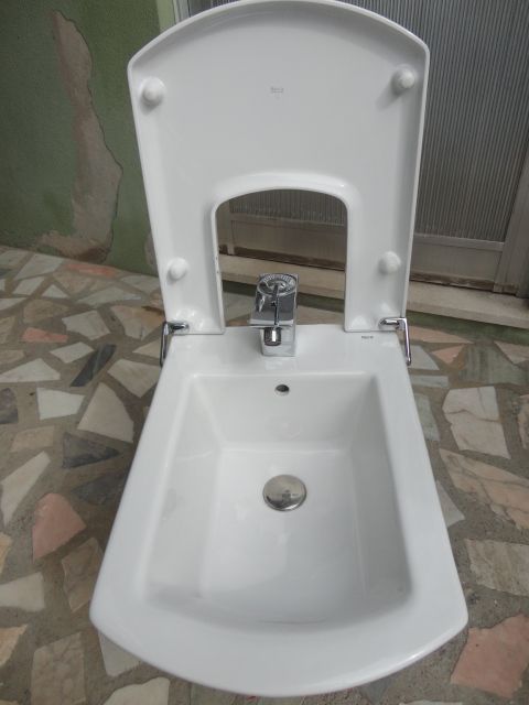 Bidé Suspenso + Misturadora Roca como novo