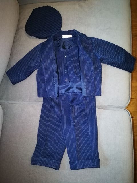 garnitur chrzest rozmiar 80