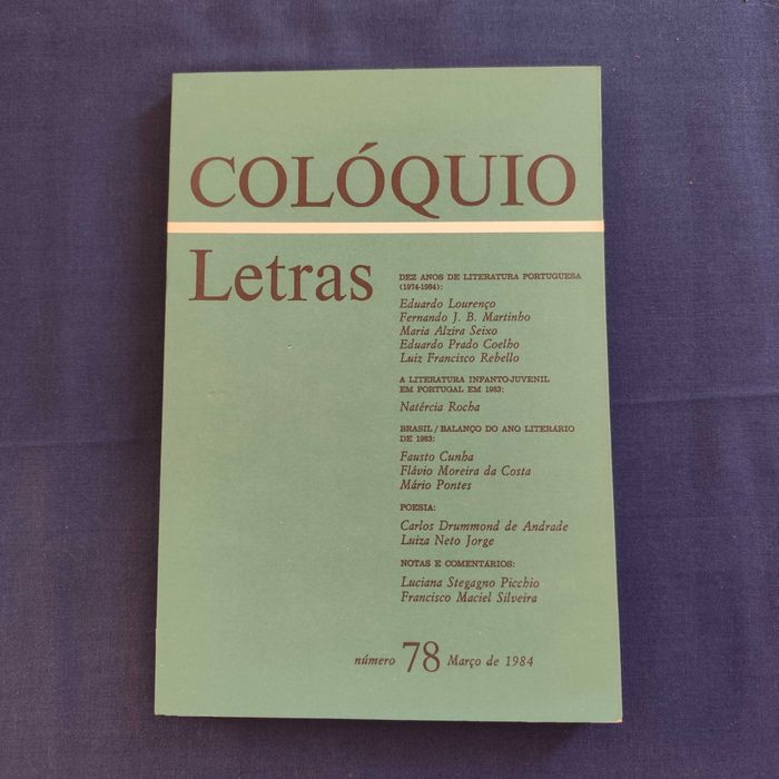 Revista Colóquio Letras 78 - Março 1984