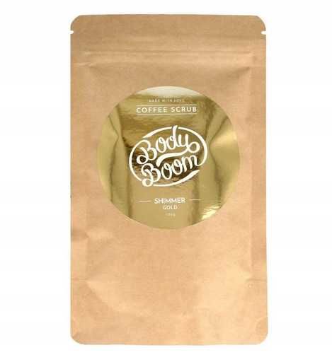 Peeling kawowy 100g Body Boom Shimmer Witamina E Olej Arganowy