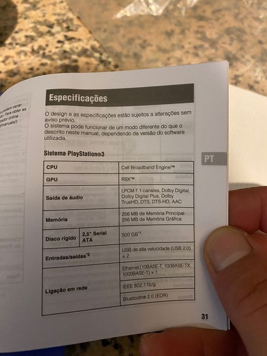 Ps3 500gb/ comandos e 13 jogos