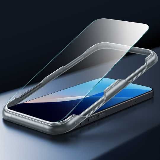 Zestaw ESR szkło hartowane i etui czarne do IPHONE 16
