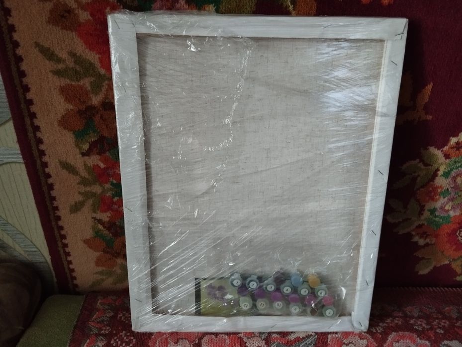Картина по номерам 50*40 см Ирисы