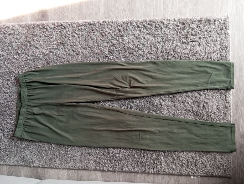 Leginsy bambusowe khaki M/L