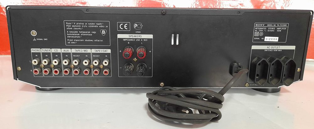 Amplificador Sony Stereo Integrado mod. TA-FE 330R