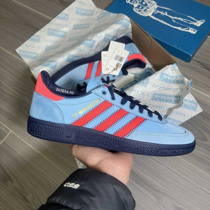 Кросівки Adidas x C.P. Company GT Manchester (41-44) / Адідас Сіпі Компані сині зашмеві / Spezial кеди