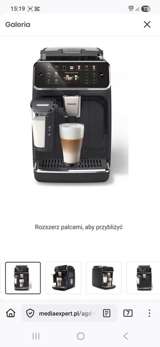 Ekspres PHILIPS LatteGo 5500 EP5541/50