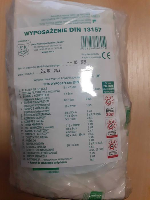 Apteczka DIN nowa