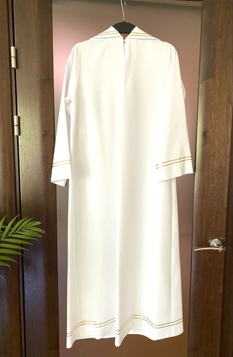 Alba NOWA chlopieca z żorżety, PREMIUM - 122cm dlugosci