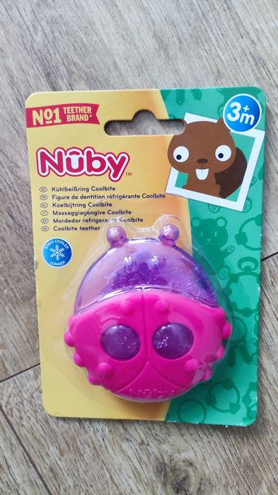 Nuby gryzak żelowy nowy biedronka  3m+