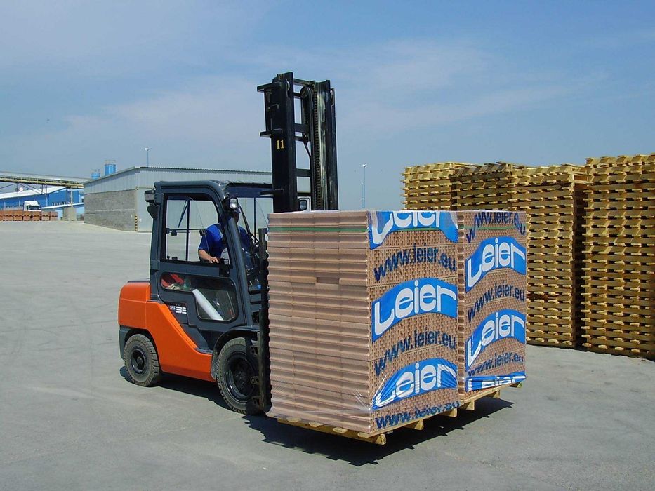 LEIER PUSTAK CERAMICZNY THERMOPOR 25 P+W / Dostawa Tir i Hds / Pustaki ceramiczne, cegła, bloczki ścienne, Porotherm