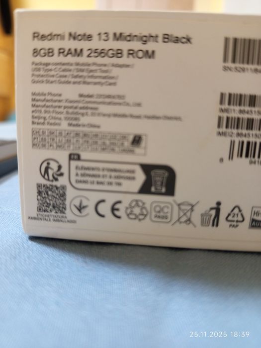 Redmi note 13 8/256