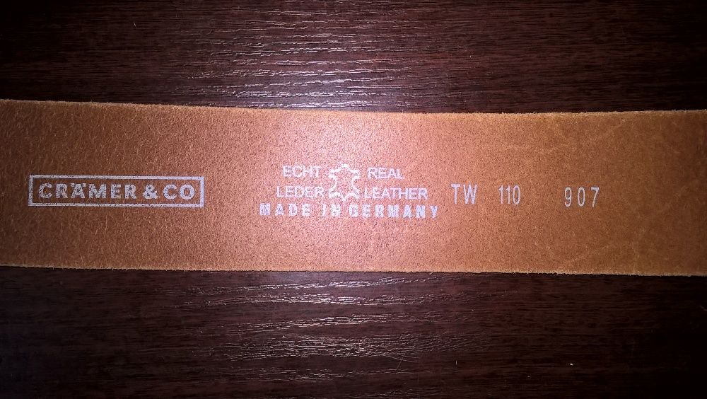 Cramer & Co кожаный ремень мужской