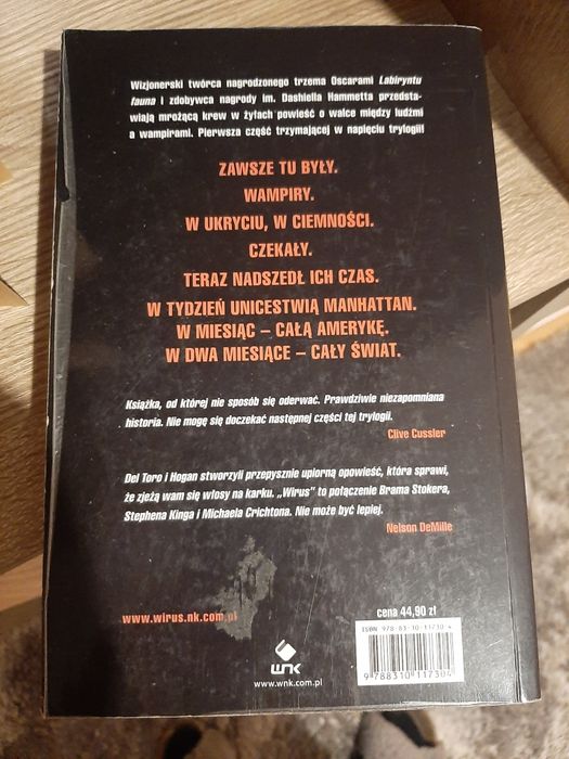 Książka Wirus Guillermo del Toro