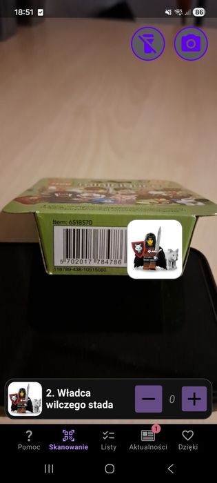 LEGO minifigures 27 Wolfpack 4szt.