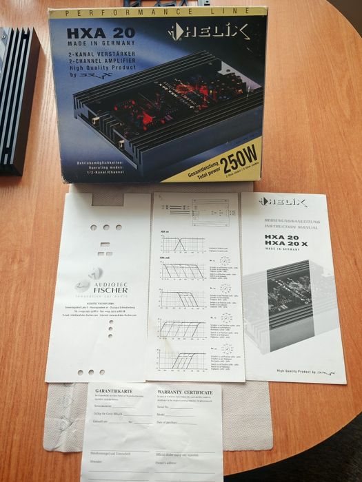 UNIKAT! Helix HXA 20 BOX | Stan Fabryczny | 100% Oryginał | BRAX SQ