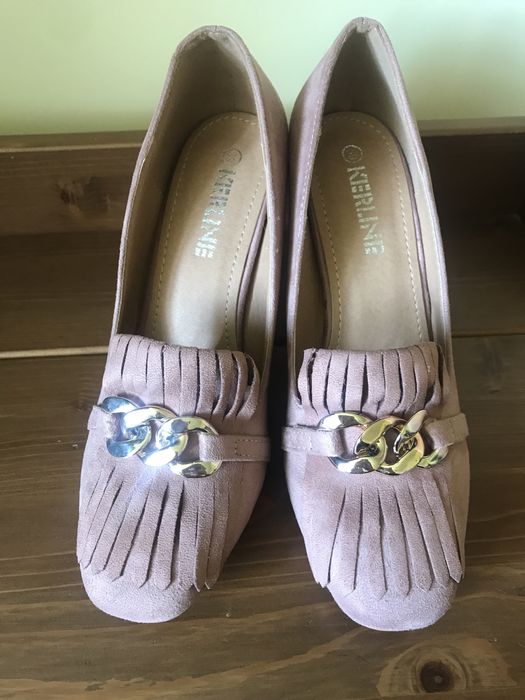 Mokasyny na slupku/czólenka r.39