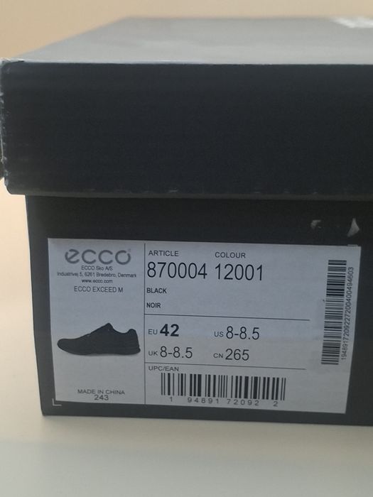 Кросівки ECCO Exceed M Нові 42р.