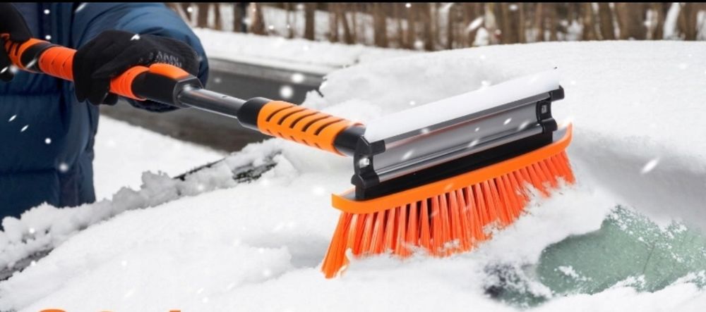 Teleskopowa Skrobaczka Szczotka 3w1