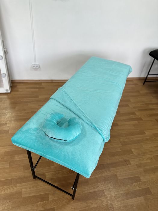 3в1 комплект махровий на кушетку (чохол, плед, подушка) накидка