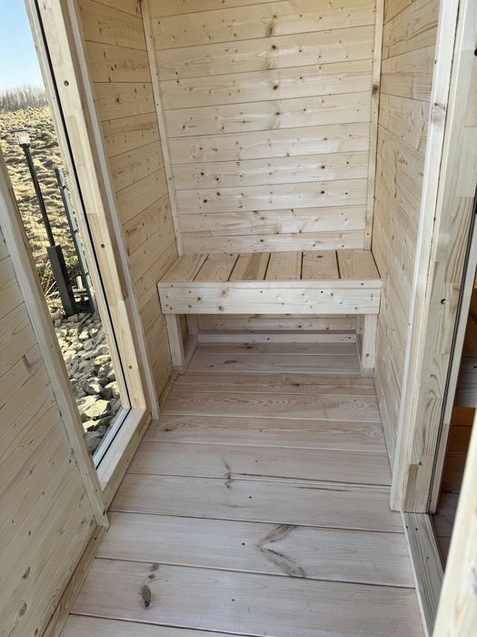 Sauna ogrodowa sauna z przedsionkiem ocieplona dostawa caly kraj