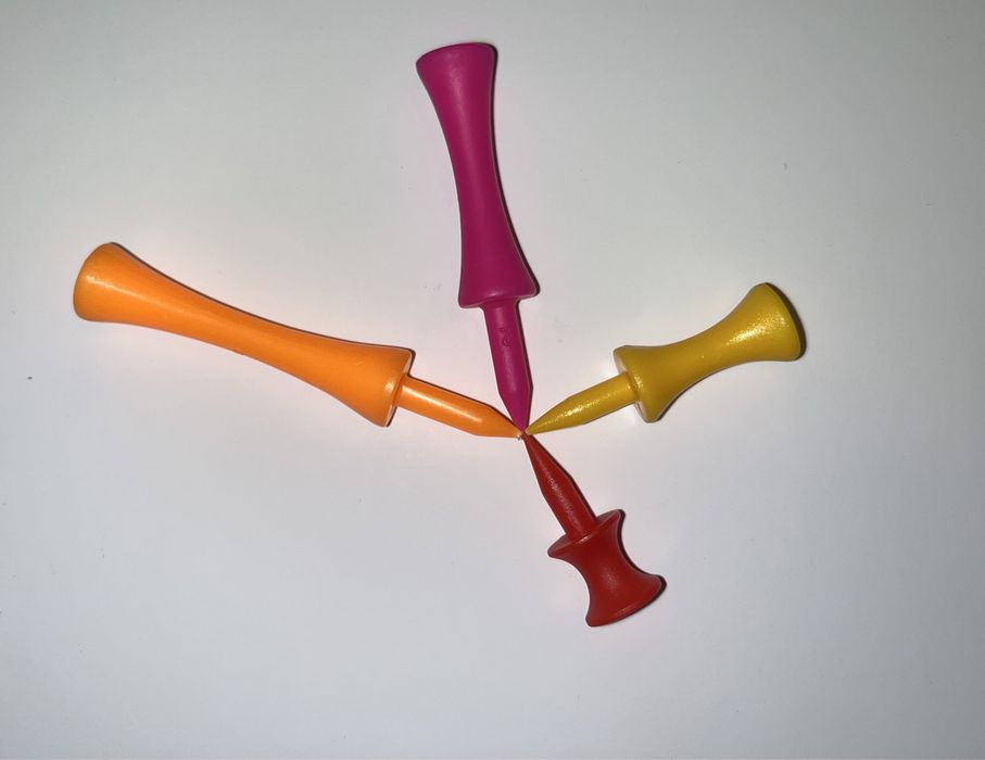 8 szt. - Tee golf plastikowe 59mm polecam