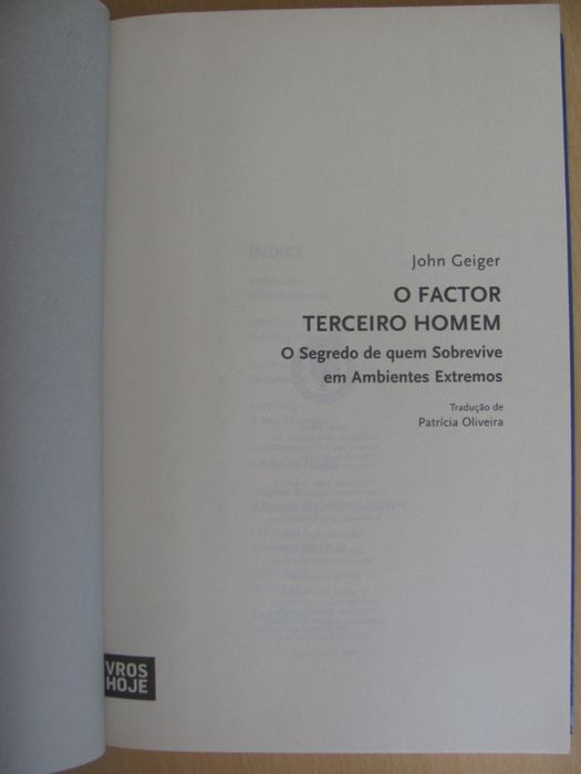 O Factor Terceiro Homem de John Geiger