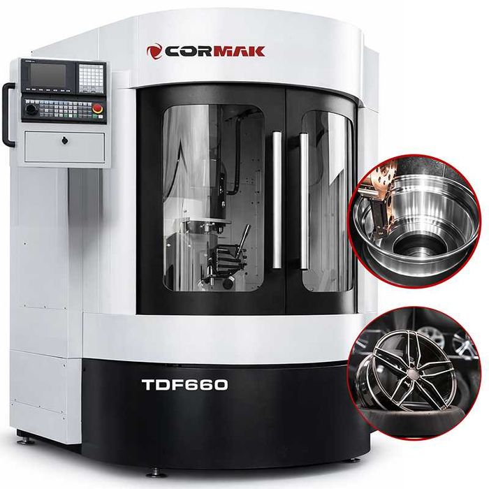 Automatyczna TOKARKA CNC do renowacji FELG CORMAK do max 26 CALI