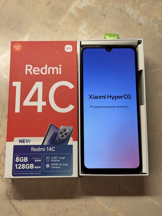Xiaomi Redmi 14c 128Gb smartfon jak nowy +gratis słuchawki