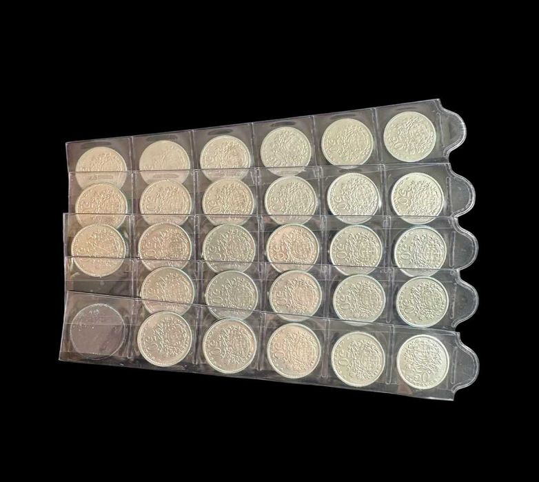 28 Moedas - 50 Centavos - República Portuguesa (Várias Datas/Bom EC)