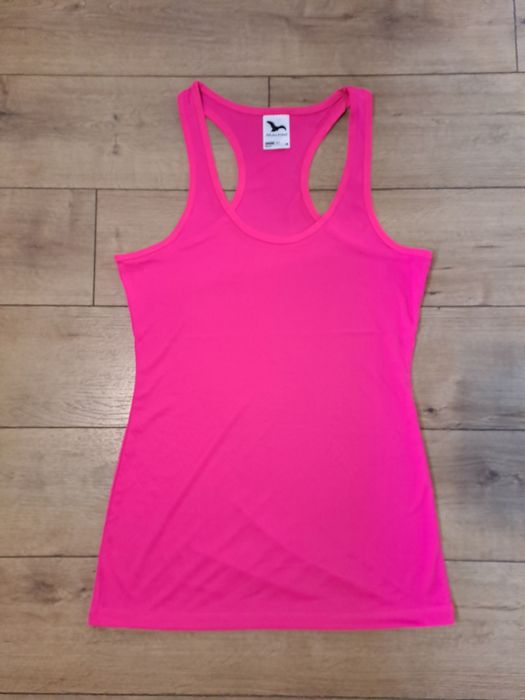 Koszulka sportowa, damska, różowa M