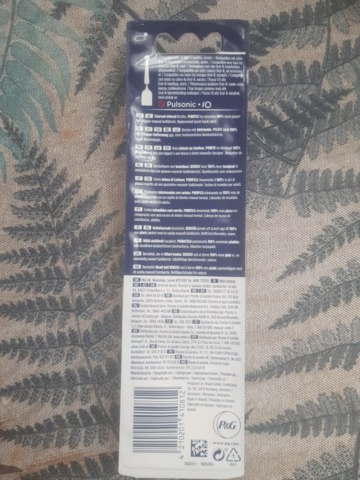 Końcówki do szczoteczki Oral b z węglem