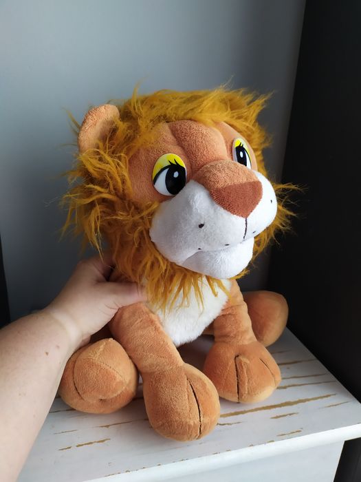 Lew duży maskotka pluszak przytulanka