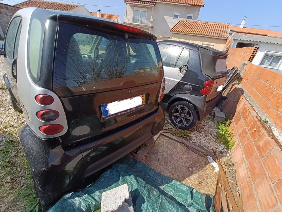 2 Smart 450 cdi cabrio- panorâmico