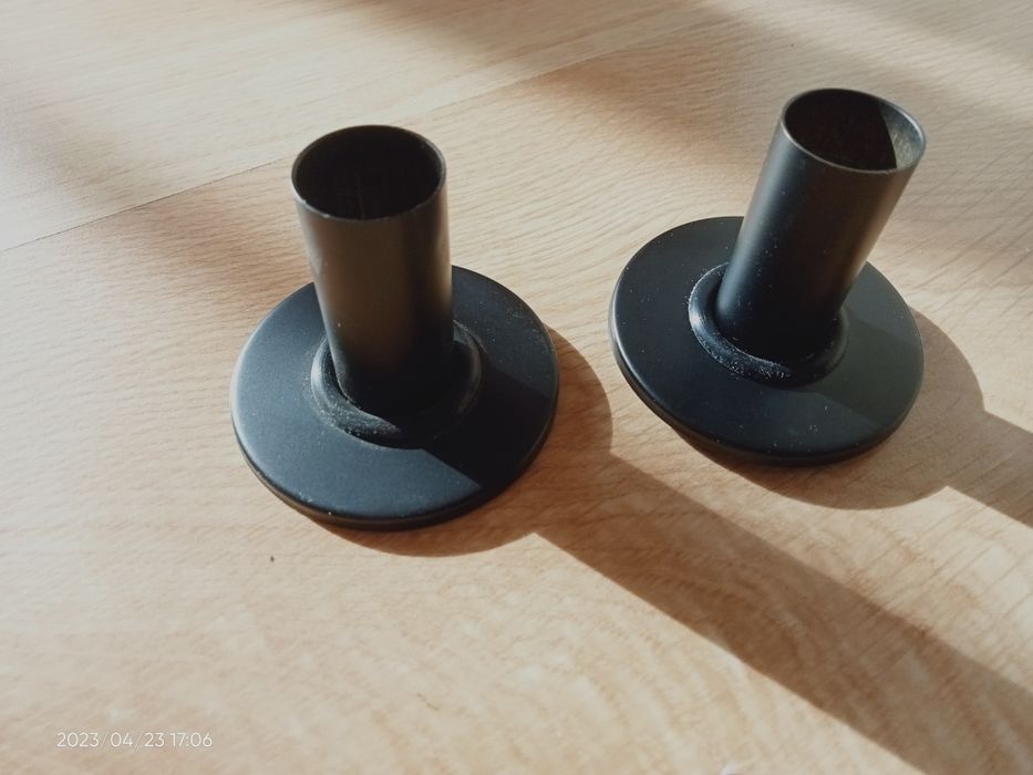 Zestaw maskujący grzejnika rozetki i tuleje czarny