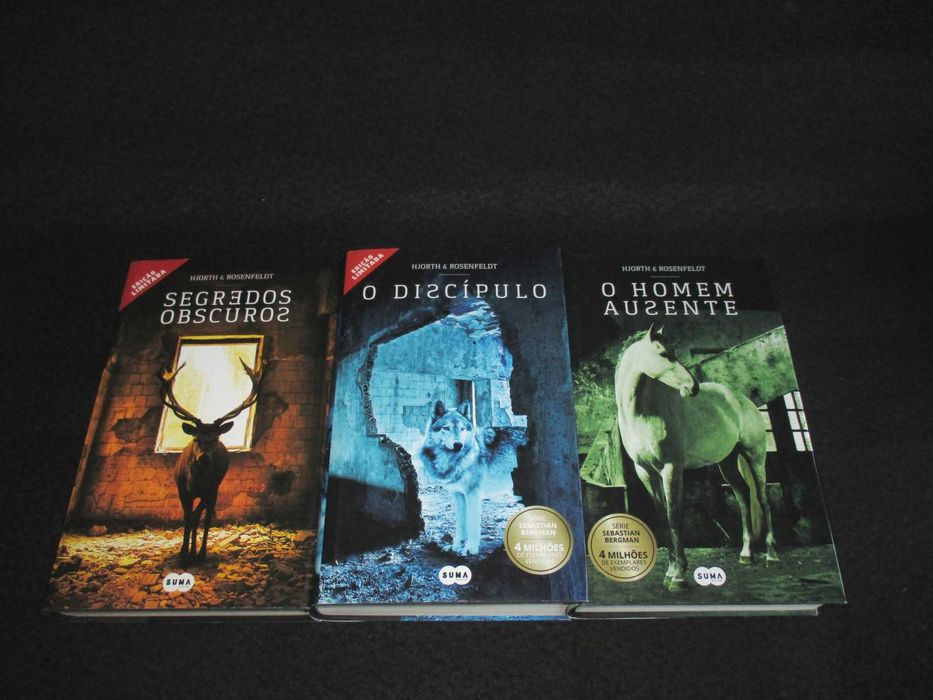 Livros Série Sebastian Bergman Hjorth & Rosenfeldt 3 Volumes Capa Dura