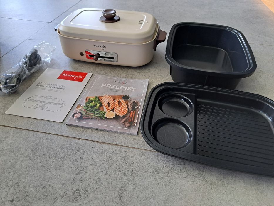 Nowy! Multigrill Kuvings beżowy z gwarancją