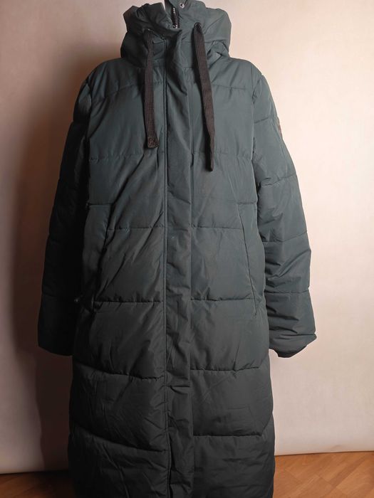 Felix Bühler długi płaszcz jeździecki z kapturem pikowana Anne L