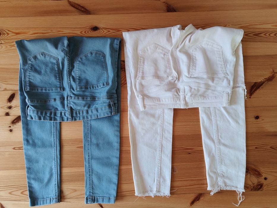 Jeansy, spodnie, skinny, joggery.