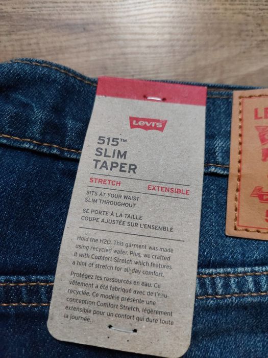 NOWE Jeansy Levi's Premium 515 Slim Taper