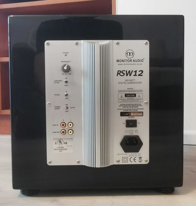 Monitor Audio SILVER RSW12 Subwoofer Aktywny 500W RMS - Połysk