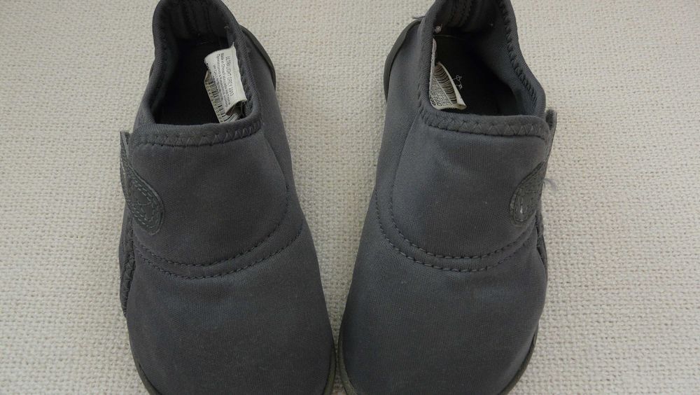 Kapcie szare Decathlon, na rzep, Rozmiar 28