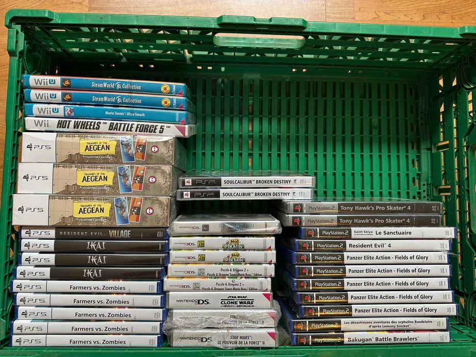 lote de video jogos playstation 2 3 4 5 ps2 ps3 ps4 ps5 xbox 360 xbox one nintendo switch novos selados