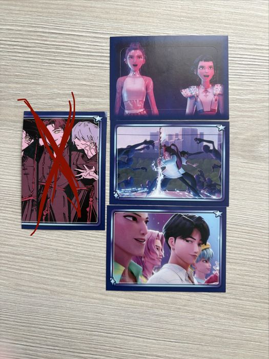 Колекційні наліпки Kpop Demon Hunters