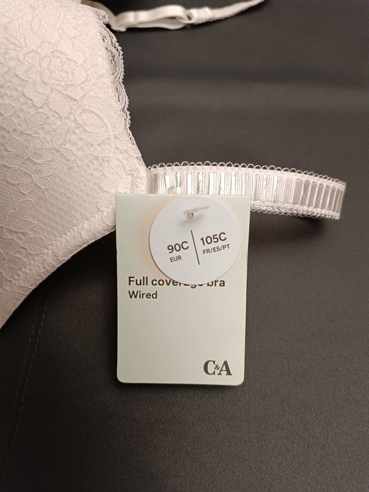 Бюстгальтер 90 С/Д білосніжний