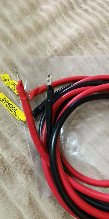 Кабелі 6 AWG 16mm' М8+М8 200 см.