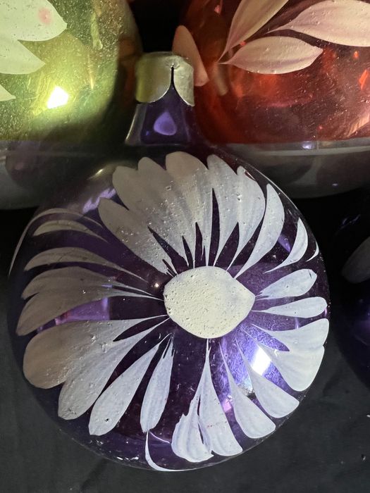 Bombki na choinkę z PRL